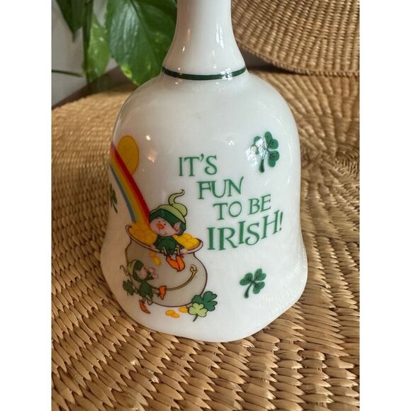 It’s fun to be Irish glass bell - Picture 2 of 7